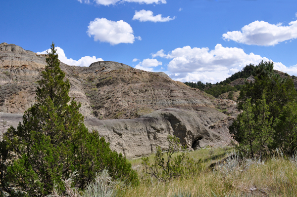 first scenery inside Makoshika State Park